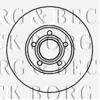 BBD4948 Borg&beck freno de disco delantero