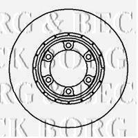 BBD5006 Borg&beck freno de disco delantero