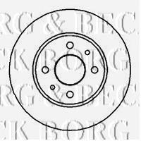BBD4875 Borg&beck freno de disco delantero