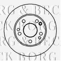 BBD4871 Borg&beck freno de disco delantero