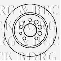 BBD4862 Borg&beck disco de freno trasero