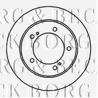 BBD4927 Borg&beck freno de disco delantero