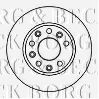 BBD4898 Borg&beck disco de freno trasero
