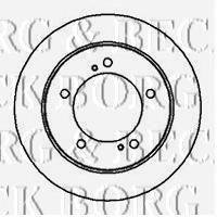 BBD5028 Borg&beck freno de disco delantero
