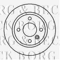 BBD5041 Borg&beck disco de freno trasero