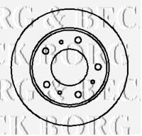 BBD5032 Borg&beck freno de disco delantero