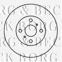 BBD5104 Borg&beck freno de disco delantero