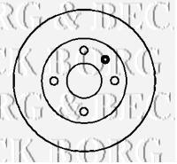 BBD4320 Borg&beck disco de freno trasero