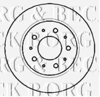 BBD4371 Borg&beck disco de freno trasero