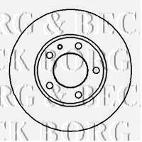 BBD4362 Borg&beck freno de disco delantero