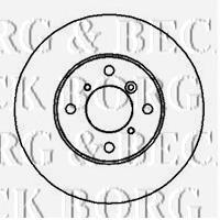 BBD4230 Borg&beck freno de disco delantero