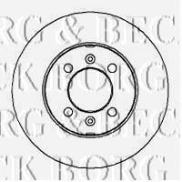BBD4204 Borg&beck freno de disco delantero