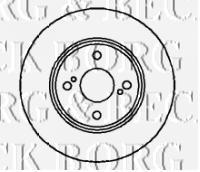 BBD4207 Borg&beck disco de freno trasero