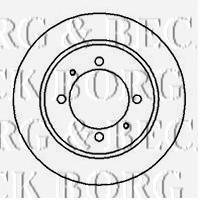 BBD4215 Borg&beck disco de freno trasero