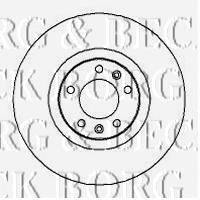 BBD4280 Borg&beck freno de disco delantero