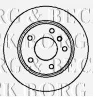 BBD4289 Borg&beck disco de freno trasero