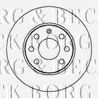 BBD4258 Borg&beck freno de disco delantero