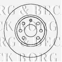 BBD4253 Borg&beck freno de disco delantero