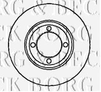 BBD4705 Borg&beck freno de disco delantero