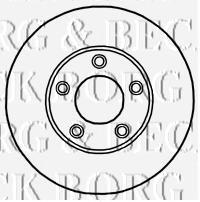 BBD4447 Borg&beck freno de disco delantero