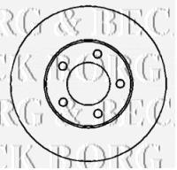 BBD4418 Borg&beck freno de disco delantero