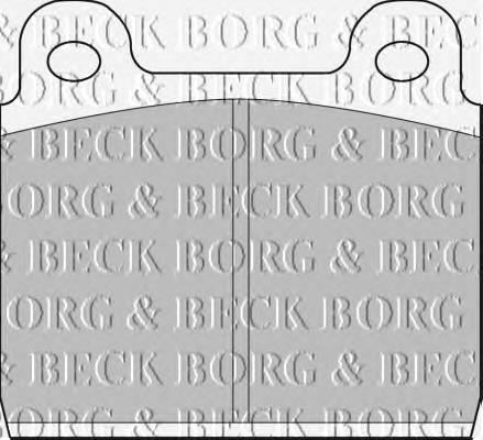 BBP1041 Borg&beck pastillas de freno delanteras