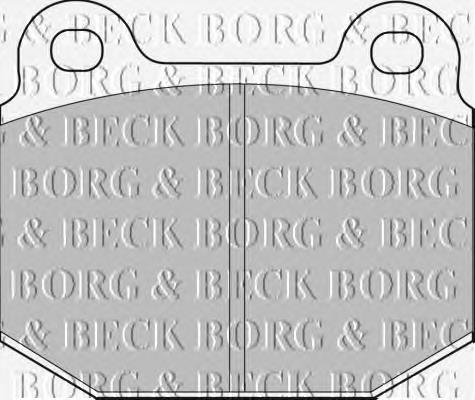 BBP1005 Borg&beck pastillas de freno delanteras