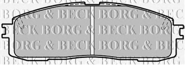 BBP1203 Borg&beck pastillas de freno traseras