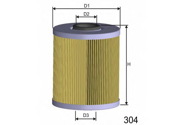 F652 Misfat filtro combustible