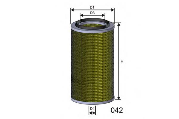 R805 Misfat filtro de aire