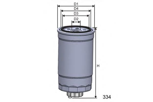 M351A Misfat filtro combustible