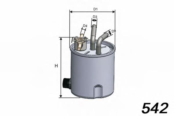 M557 Misfat filtro combustible