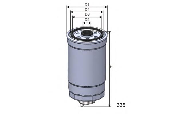 M625 Misfat filtro combustible