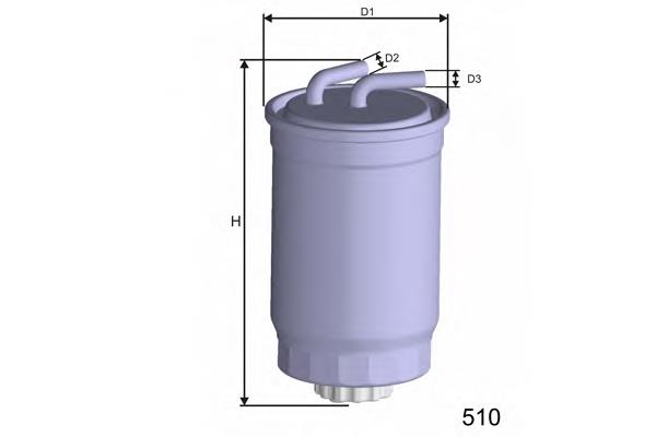 M382 Misfat filtro combustible