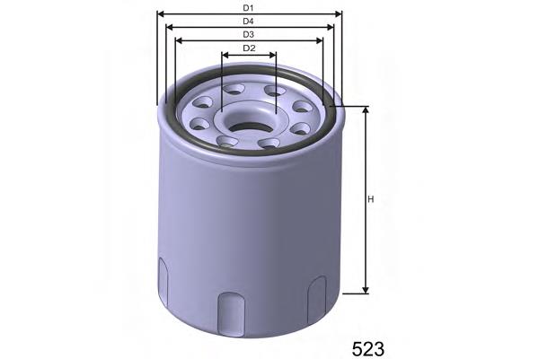 Z251 Misfat filtro de aceite