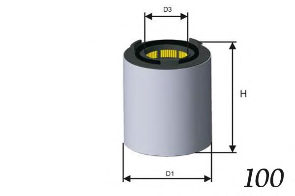 R464 Misfat filtro de aire