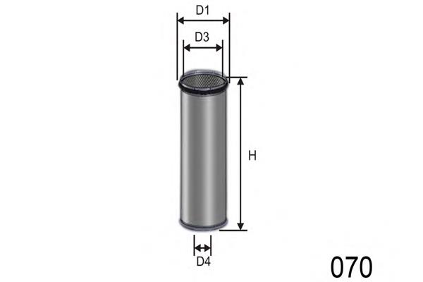 R129 Misfat filtro de aire