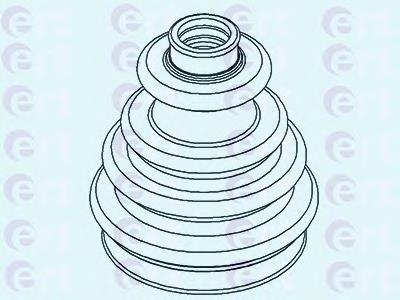 500408 ERT fuelle, árbol de transmisión delantero interior