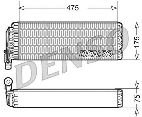 Evaporador de aire acondicionado DEV12003 Denso