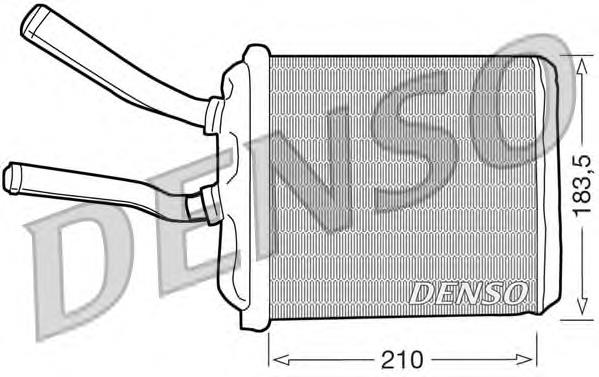 DRR01010 Denso radiador de calefacción