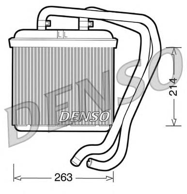 DRR12004 Denso radiador de calefacción