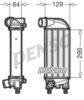 DIT09110 Denso radiador de aire de admisión