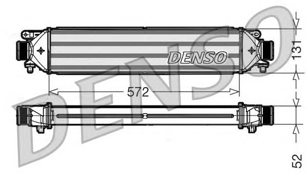 DIT09109 Denso radiador de aire de admisión