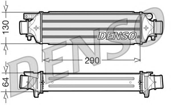 DIT09113 Denso radiador de aire de admisión