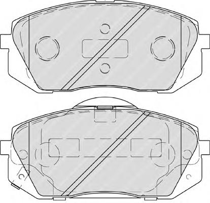 FDB4194 Ferodo pastillas de freno delanteras