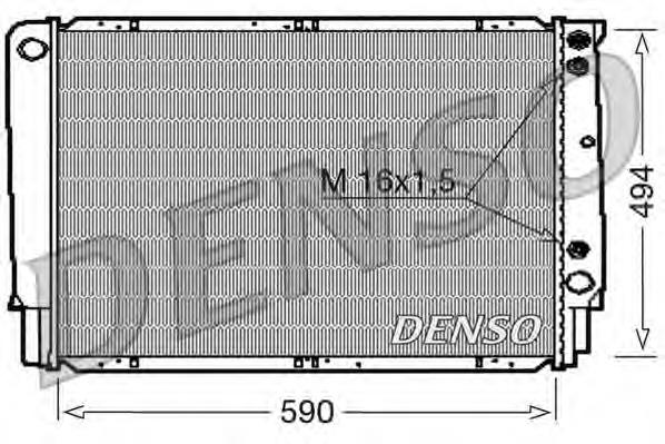 DRM33053 Denso radiador refrigeración del motor