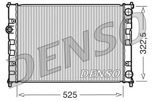 DRM26008 Denso radiador refrigeración del motor