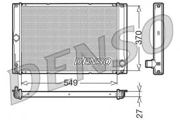 DRM50023 Denso radiador refrigeración del motor