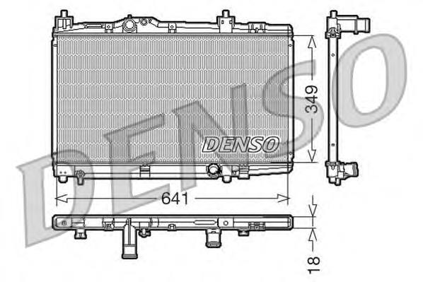 DRM50005 Denso ventilador, refrigeración del motor