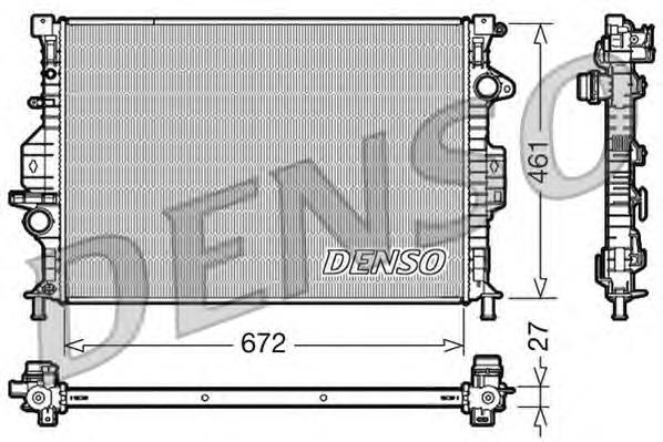 DRM10069 Denso radiador refrigeración del motor